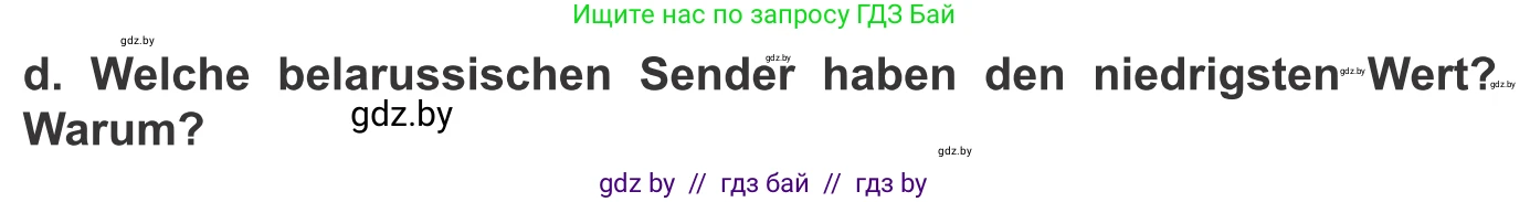 Немецкий язык (Deutsch), 10 класс Учебник (Schülerbuch), авторы: Будько Антонина Филипповна (Budjko Antonina), Урбанович Инна Ювинальевна (Urbanowitsch Ina), издательство Вышэйшая школа, Минск, 2018, оранжевого цвета, страница 125, номер 8d, Условие