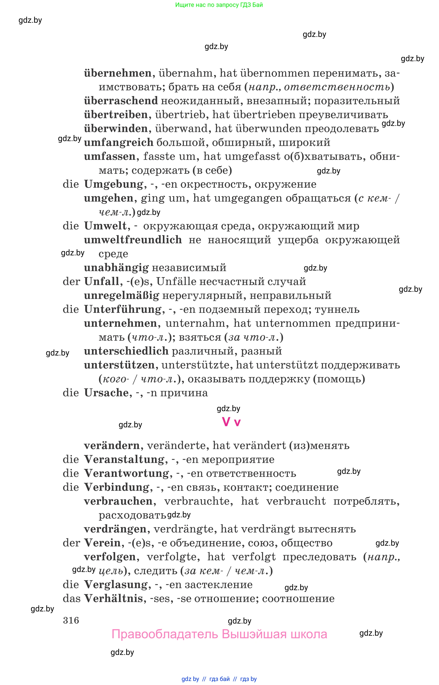 Немецкий язык (Deutsch), 10 класс Учебник (Schülerbuch), авторы: Будько Антонина Филипповна (Budjko Antonina), Урбанович Инна Ювинальевна (Urbanowitsch Ina), издательство Вышэйшая школа, Минск, 2018, оранжевого цвета, страница 316