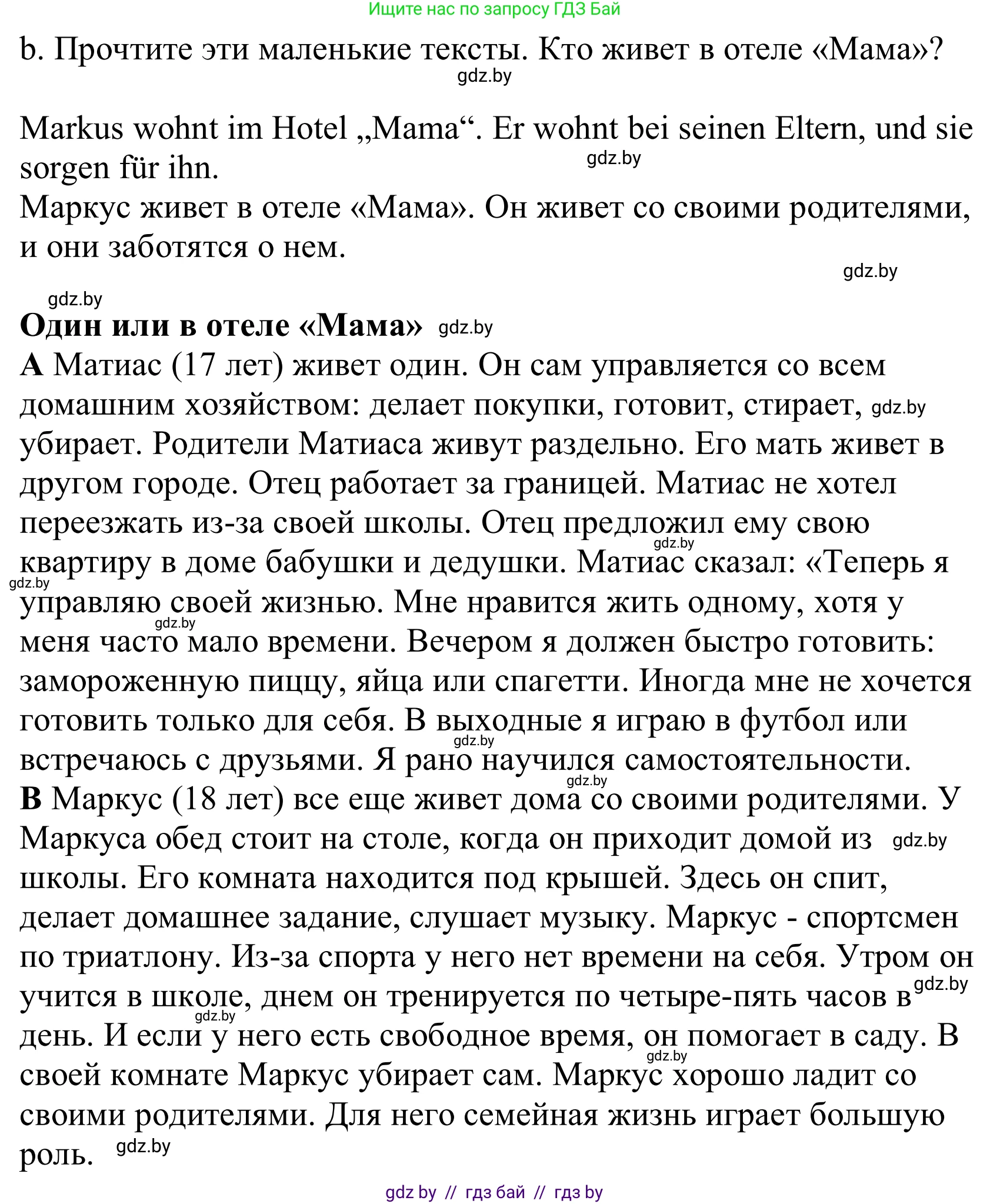 Немецкий язык (Deutsch), 10 класс Учебник (Schülerbuch), авторы: Будько Антонина Филипповна (Budjko Antonina), Урбанович Инна Ювинальевна (Urbanowitsch Ina), издательство Вышэйшая школа, Минск, 2018, оранжевого цвета, страница 28, номер 2b, Решение