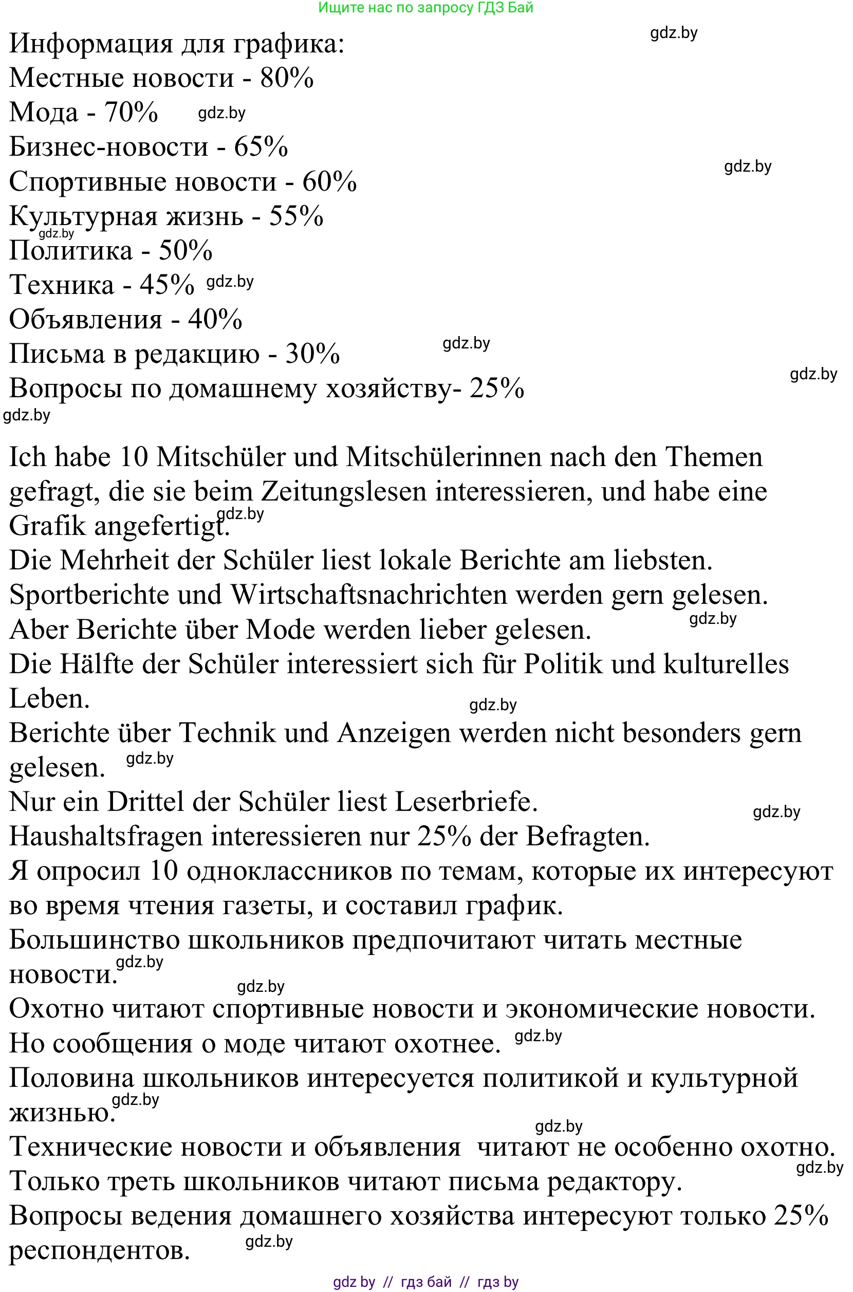 Немецкий язык (Deutsch), 10 класс Учебник (Schülerbuch), авторы: Будько Антонина Филипповна (Budjko Antonina), Урбанович Инна Ювинальевна (Urbanowitsch Ina), издательство Вышэйшая школа, Минск, 2018, оранжевого цвета, страница 106, номер 3f, Решение (продолжение 2)