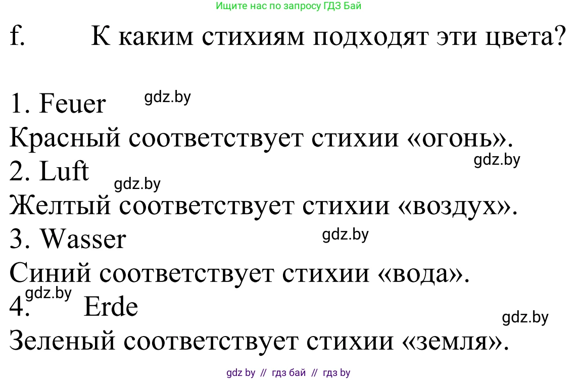 Немецкий язык (Deutsch), 10 класс Учебник (Schülerbuch), авторы: Будько Антонина Филипповна (Budjko Antonina), Урбанович Инна Ювинальевна (Urbanowitsch Ina), издательство Вышэйшая школа, Минск, 2018, оранжевого цвета, страница 143, номер 4f, Решение
