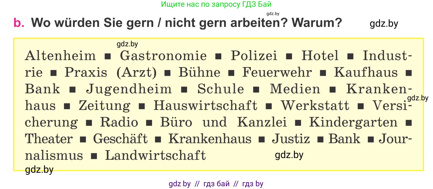 Немецкий язык (Deutsch), 11 класс Учебник (Schülerbuch), авторы: Будько Антонина Филипповна (Budjko Antonina), Урбанович Инна Ювинальевна (Urbanowitsch Ina), издательство Вышэйшая школа, Минск, 2019, бирюзового цвета, страница 12, номер 6b, Условие