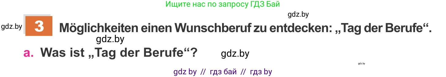 Немецкий язык (Deutsch), 11 класс Учебник (Schülerbuch), авторы: Будько Антонина Филипповна (Budjko Antonina), Урбанович Инна Ювинальевна (Urbanowitsch Ina), издательство Вышэйшая школа, Минск, 2019, бирюзового цвета, страница 28, номер 3a, Условие