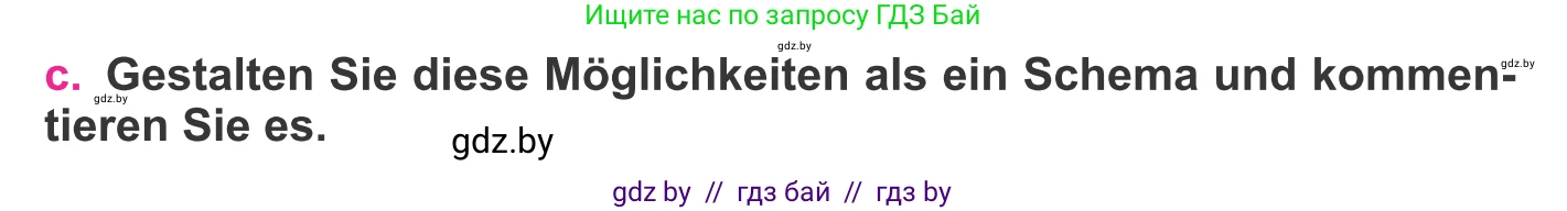 Немецкий язык (Deutsch), 11 класс Учебник (Schülerbuch), авторы: Будько Антонина Филипповна (Budjko Antonina), Урбанович Инна Ювинальевна (Urbanowitsch Ina), издательство Вышэйшая школа, Минск, 2019, бирюзового цвета, страница 38, номер 5c, Условие