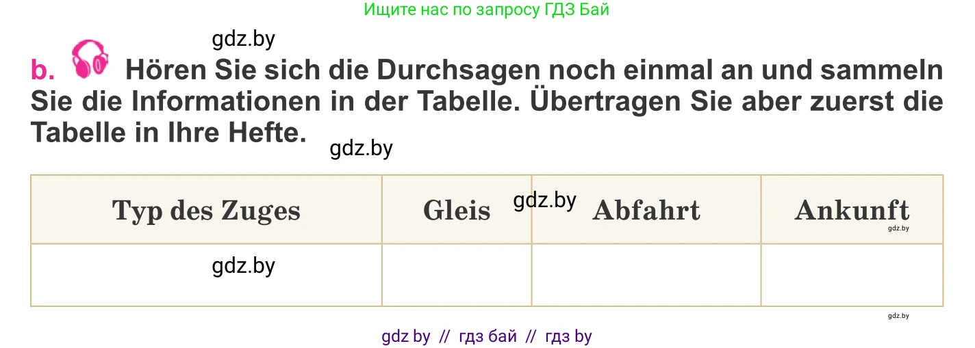 Немецкий язык (Deutsch), 11 класс Учебник (Schülerbuch), авторы: Будько Антонина Филипповна (Budjko Antonina), Урбанович Инна Ювинальевна (Urbanowitsch Ina), издательство Вышэйшая школа, Минск, 2019, бирюзового цвета, страница 124, номер 4b, Условие