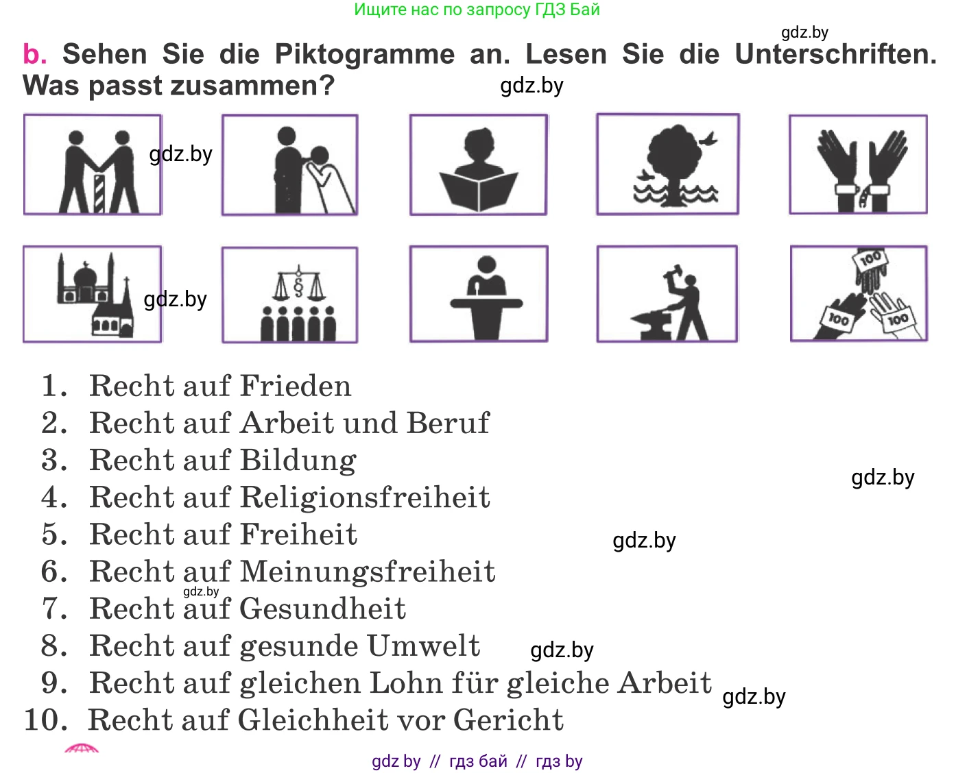 Немецкий язык (Deutsch), 11 класс Учебник (Schülerbuch), авторы: Будько Антонина Филипповна (Budjko Antonina), Урбанович Инна Ювинальевна (Urbanowitsch Ina), издательство Вышэйшая школа, Минск, 2019, бирюзового цвета, страница 211, номер 7b, Условие