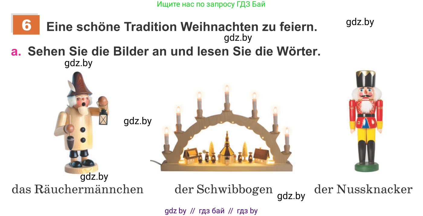 Немецкий язык (Deutsch), 11 класс Учебник (Schülerbuch), авторы: Будько Антонина Филипповна (Budjko Antonina), Урбанович Инна Ювинальевна (Urbanowitsch Ina), издательство Вышэйшая школа, Минск, 2019, бирюзового цвета, страница 226, номер 6a, Условие