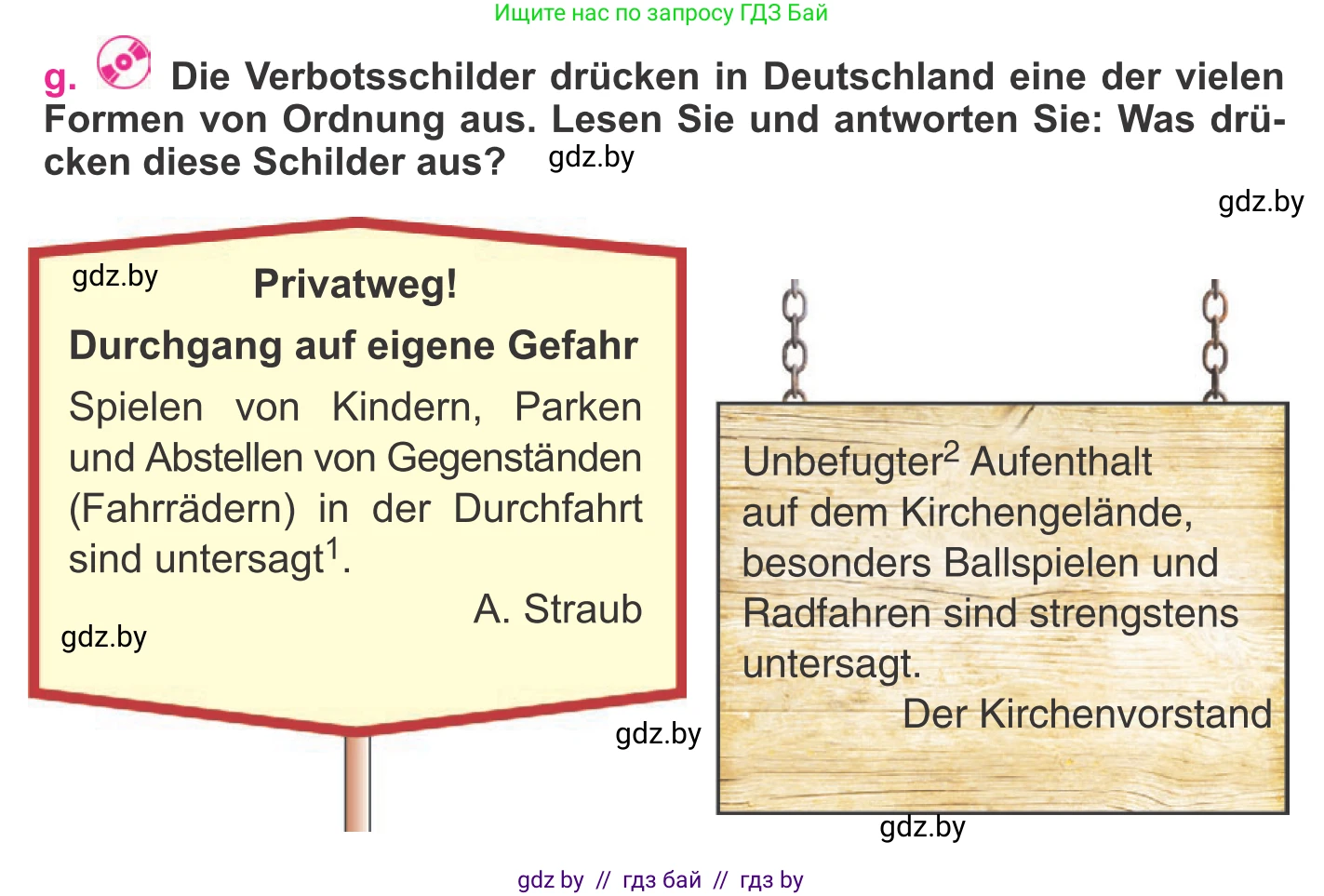 Немецкий язык (Deutsch), 11 класс Учебник (Schülerbuch), авторы: Будько Антонина Филипповна (Budjko Antonina), Урбанович Инна Ювинальевна (Urbanowitsch Ina), издательство Вышэйшая школа, Минск, 2019, бирюзового цвета, страница 259, номер 3g, Условие