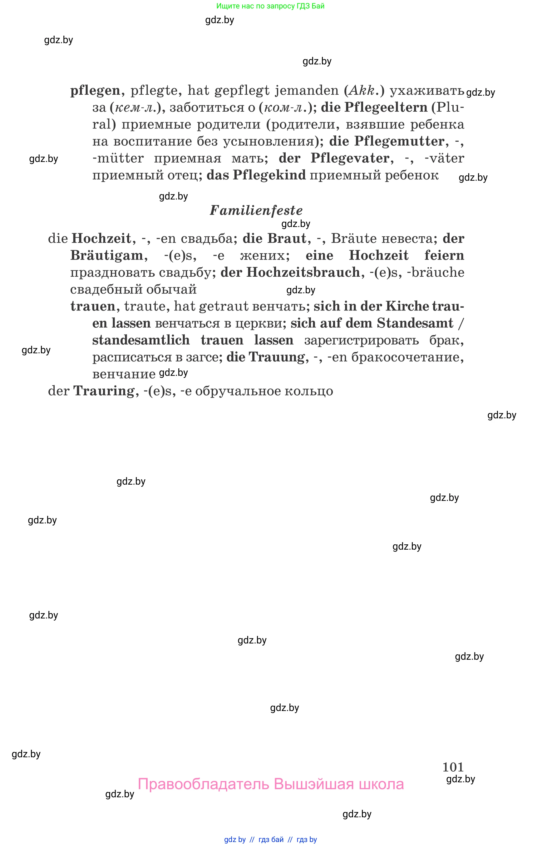 Немецкий язык (Deutsch), 11 класс Учебник (Schülerbuch), авторы: Будько Антонина Филипповна (Budjko Antonina), Урбанович Инна Ювинальевна (Urbanowitsch Ina), издательство Вышэйшая школа, Минск, 2019, бирюзового цвета, страница 101
