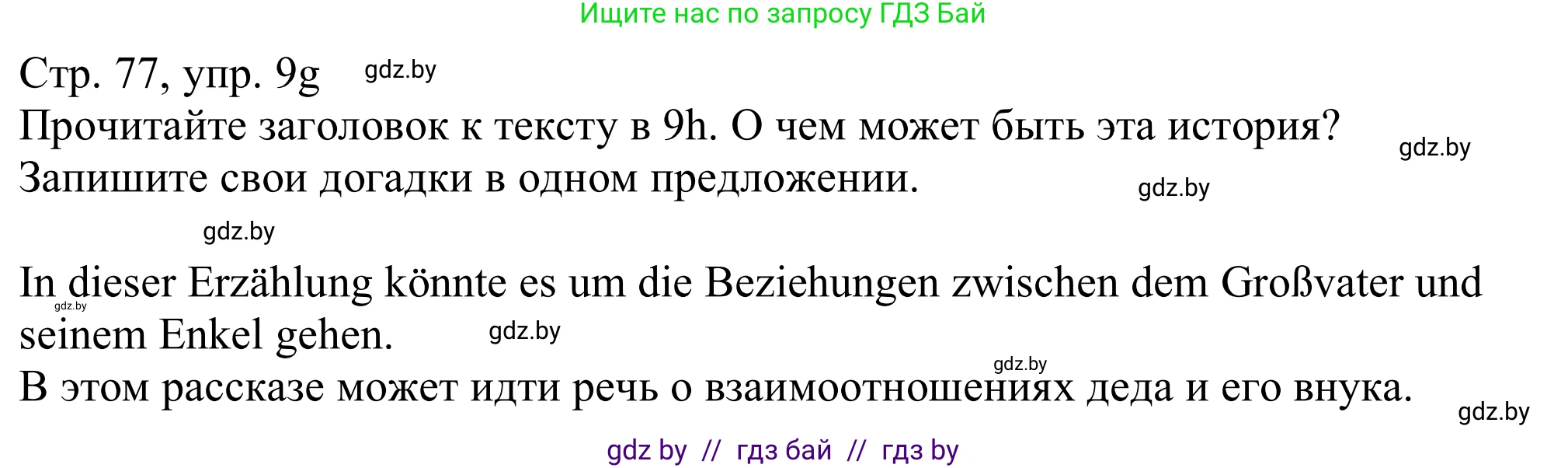 Немецкий язык (Deutsch), 11 класс Учебник (Schülerbuch), авторы: Будько Антонина Филипповна (Budjko Antonina), Урбанович Инна Ювинальевна (Urbanowitsch Ina), издательство Вышэйшая школа, Минск, 2019, бирюзового цвета, страница 76, номер 9g, Решение