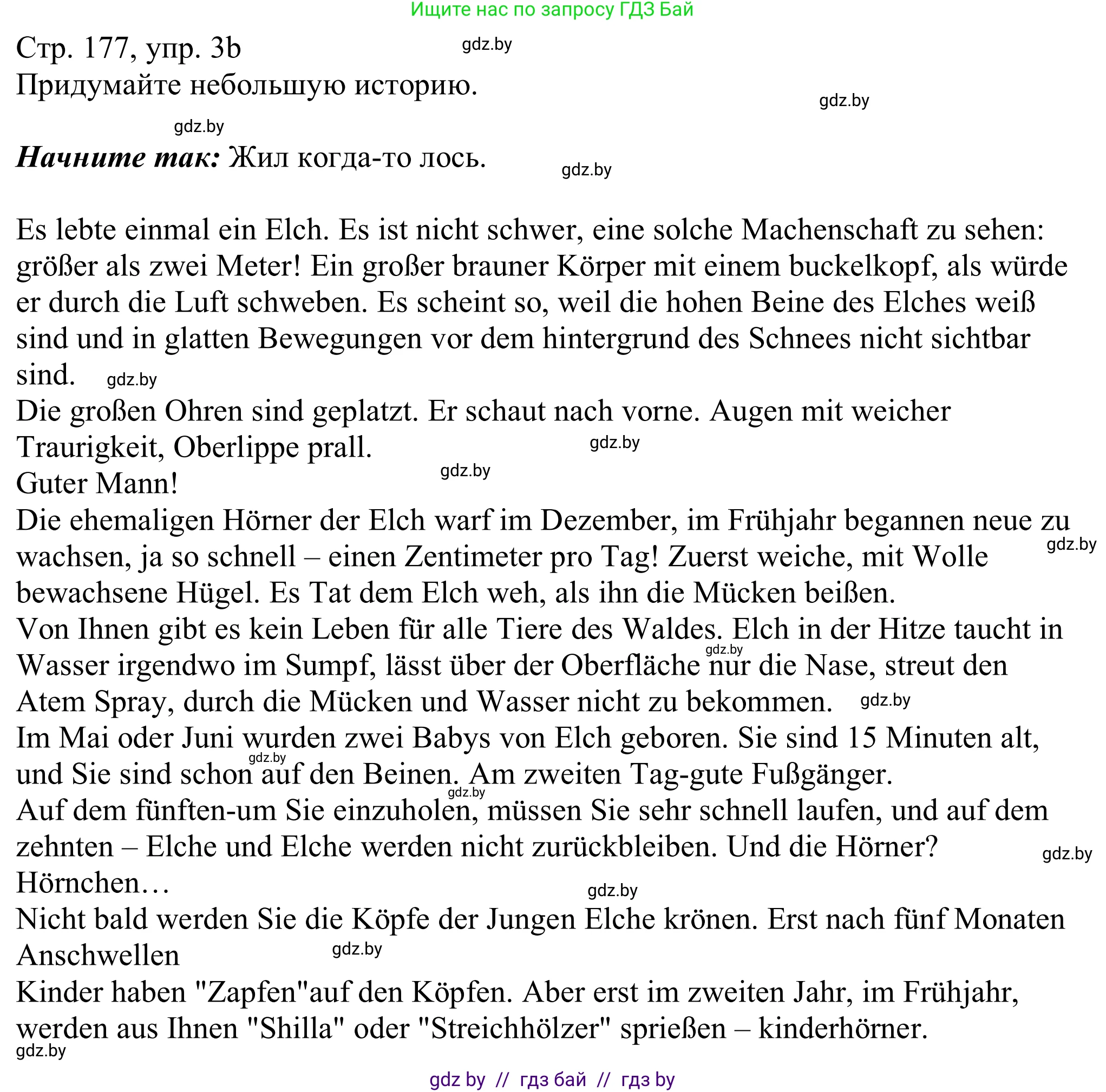 Немецкий язык (Deutsch), 11 класс Учебник (Schülerbuch), авторы: Будько Антонина Филипповна (Budjko Antonina), Урбанович Инна Ювинальевна (Urbanowitsch Ina), издательство Вышэйшая школа, Минск, 2019, бирюзового цвета, страница 177, номер 3b, Решение