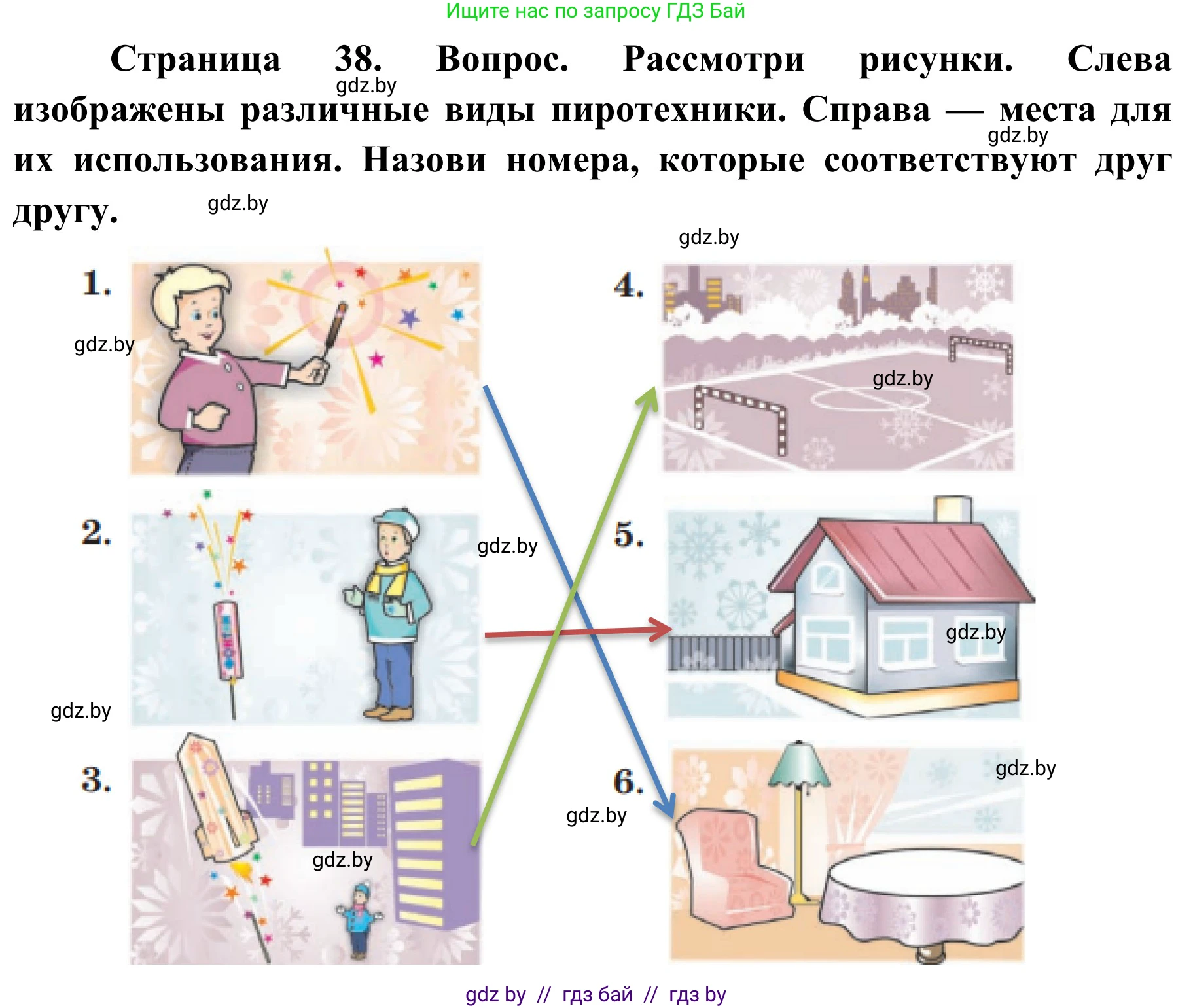 Обж, 4 класс Учебник, авторы: Загвоздкина Татьяна Викторовна, Одновол Людмила Алексеевна, Яковлева Наталья Николаевна, издательство Национальный институт образования, Минск, 2008, жёлтого цвета, страница 38, Решение