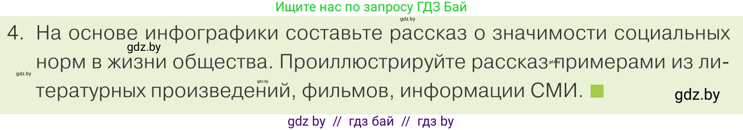 Обществоведение, 9 класс Учебник, авторы: Данилов Александр Николаевич, Полейко Елена Александровна, Кушнер Надежда Васильевна, Бернат Ирина Петровна, Белов А А, Кизима С А, Клецкова И М, Легчилин А А, Солодухо А С, Рубанов А В, издательство Адукацыя i выхаванне, Минск, 2019, жёлтого цвета, страница 117, номер 4, Условие