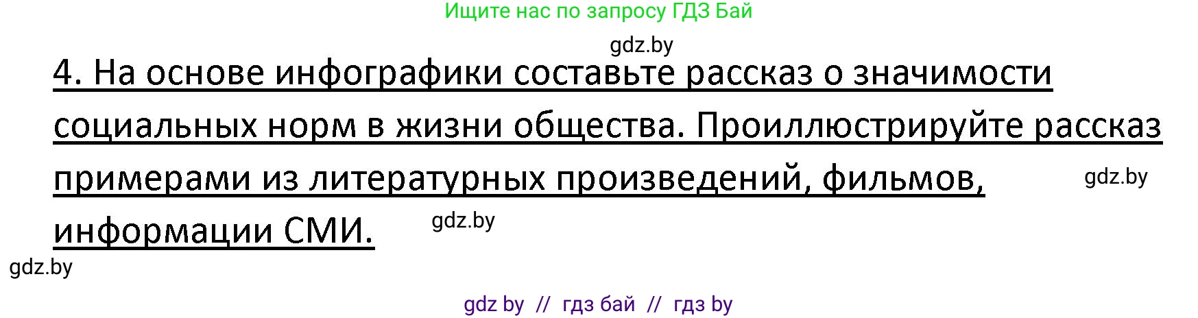 Обществоведение, 9 класс Учебник, авторы: Данилов Александр Николаевич, Полейко Елена Александровна, Кушнер Надежда Васильевна, Бернат Ирина Петровна, Белов А А, Кизима С А, Клецкова И М, Легчилин А А, Солодухо А С, Рубанов А В, издательство Адукацыя i выхаванне, Минск, 2019, жёлтого цвета, страница 117, номер 4, Решение