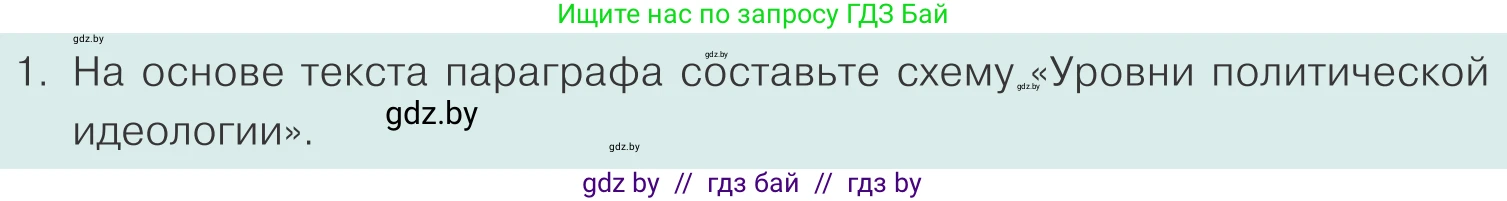 Обществоведение, 10 класс Учебник, авторы: Данилов Александр Николаевич, Полейко Елена Александровна, Кушнер Надежда Васильевна, Бернат Ирина Петровна, Безнюк Д К, Белов А А, Гречнева Е Ф, Кобяк О В, Мармашова С П, Можейко М А, Старовойтова Л В, Черченко Н В, издательство Адукацыя i выхаванне, Минск, 2020, страница 89, номер 1, Условие