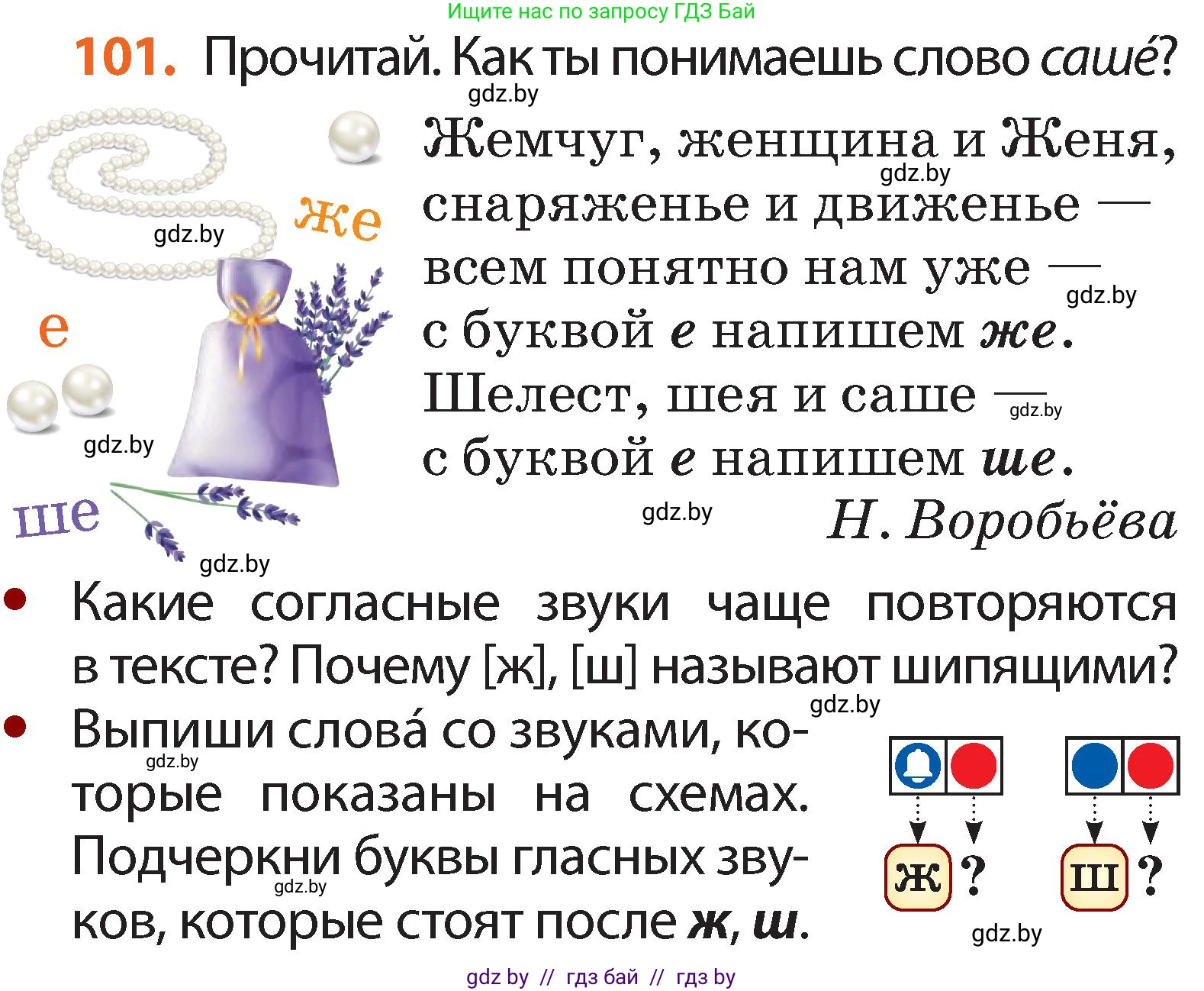 Русский язык, 2 класс Учебник, авторы: Гулецкая Елена Алексеевна, Федорович Галина Михайловна, издательство Национальный институт образования, Минск, 2022, коричневого цвета, Часть 1, страница 64, номер 101, Условие