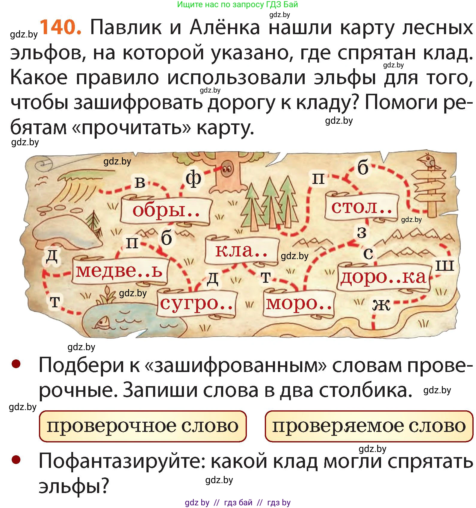 Русский язык, 2 класс Учебник, авторы: Гулецкая Елена Алексеевна, Федорович Галина Михайловна, издательство Национальный институт образования, Минск, 2022, коричневого цвета, Часть 2, страница 99, номер 140, Условие