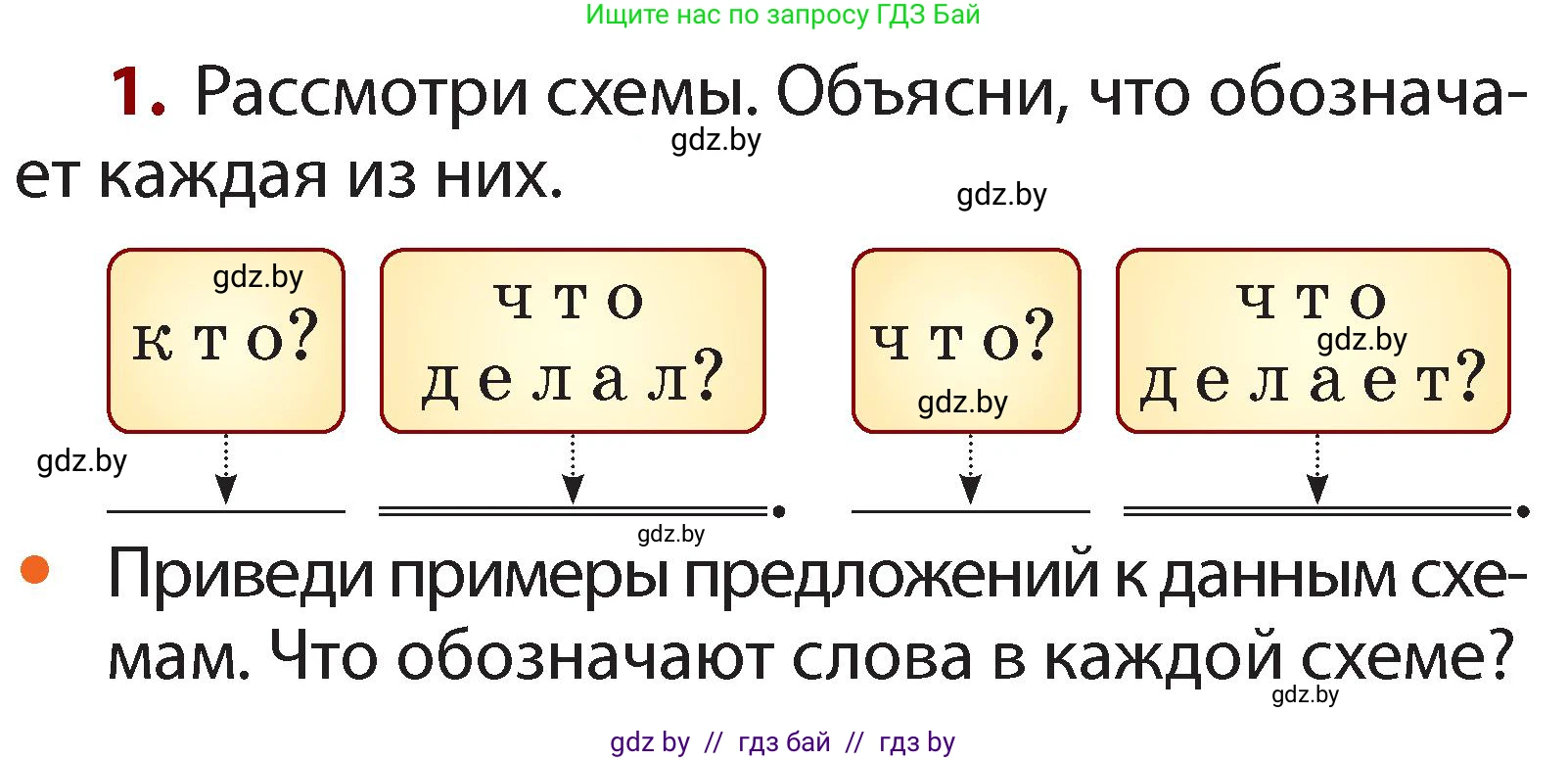 Русский язык, 2 класс Учебник, авторы: Гулецкая Елена Алексеевна, Федорович Галина Михайловна, издательство Национальный институт образования, Минск, 2022, коричневого цвета, Часть 2, страница 44, номер 1, Условие