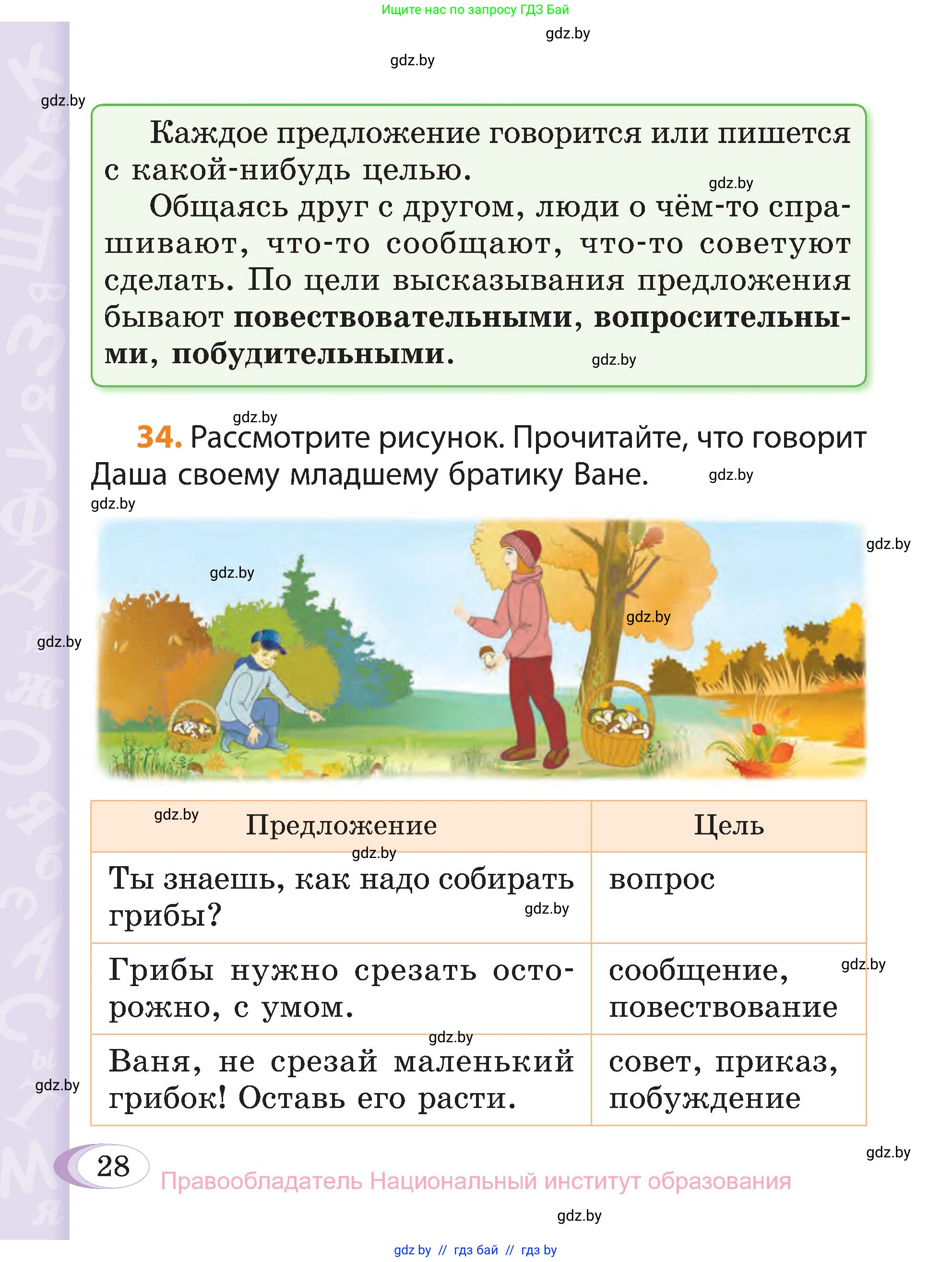 Русский язык, 3 класс Учебник, авторы: Антипова Маргарита Борисовна, Верниковская Алла Викторовна, Грабчикова Елена Самарьевна, издательство Национальный институт образования, Минск, 2023, Часть 1, страница 28