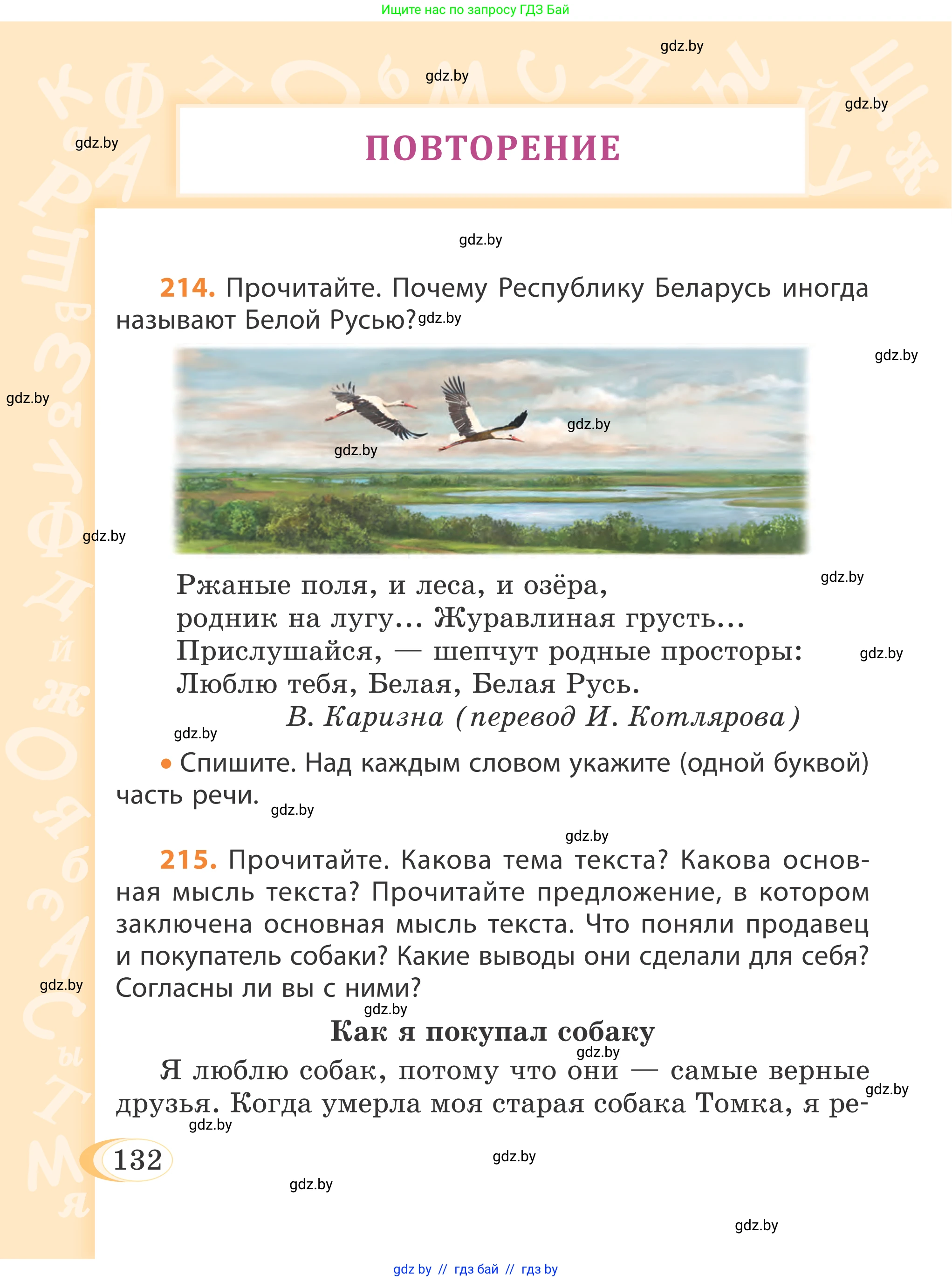 Русский язык, 4 класс Учебник, авторы: Антипова Маргарита Борисовна, Верниковская Алла Викторовна, Грабчикова Елена Самарьевна, издательство Академия образования, Минск, 2024, оранжевого цвета, Часть 1, страница 132