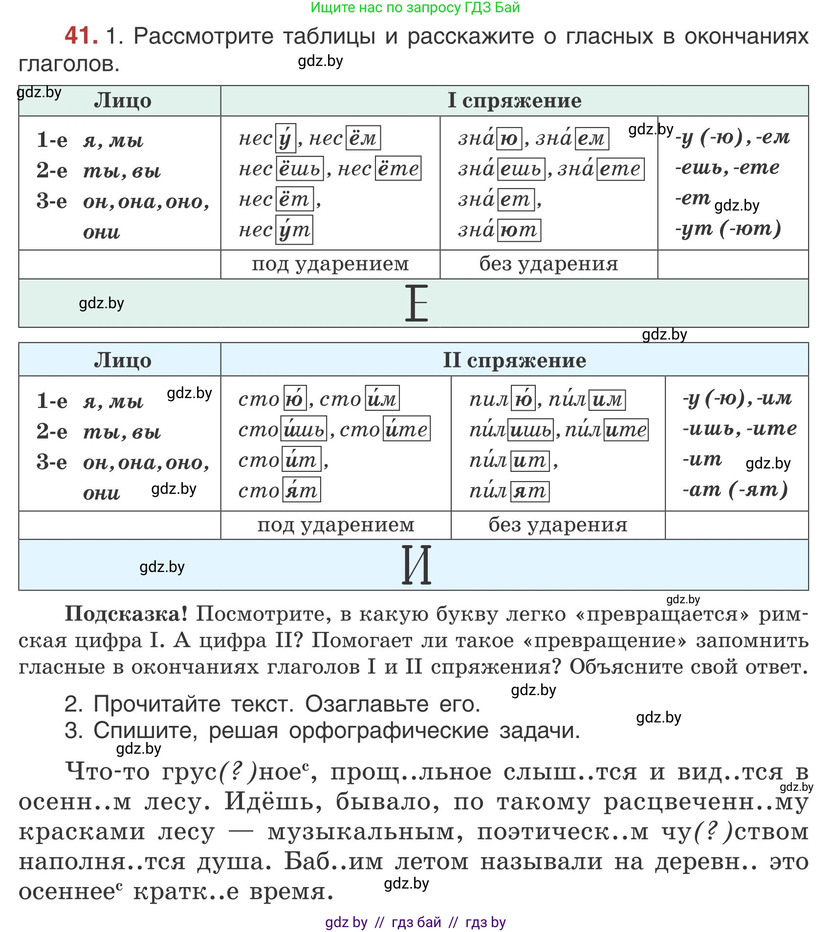 Русский язык, 5 класс Учебник, авторы: Мурина Лариса Александровна, Игнатович Татьяна Владимировна, Жадейко Жанна Фёдоровна, издательство Академия образования, Минск, 2025, голубого цвета, Часть 1, страница 29, номер 41, Условие