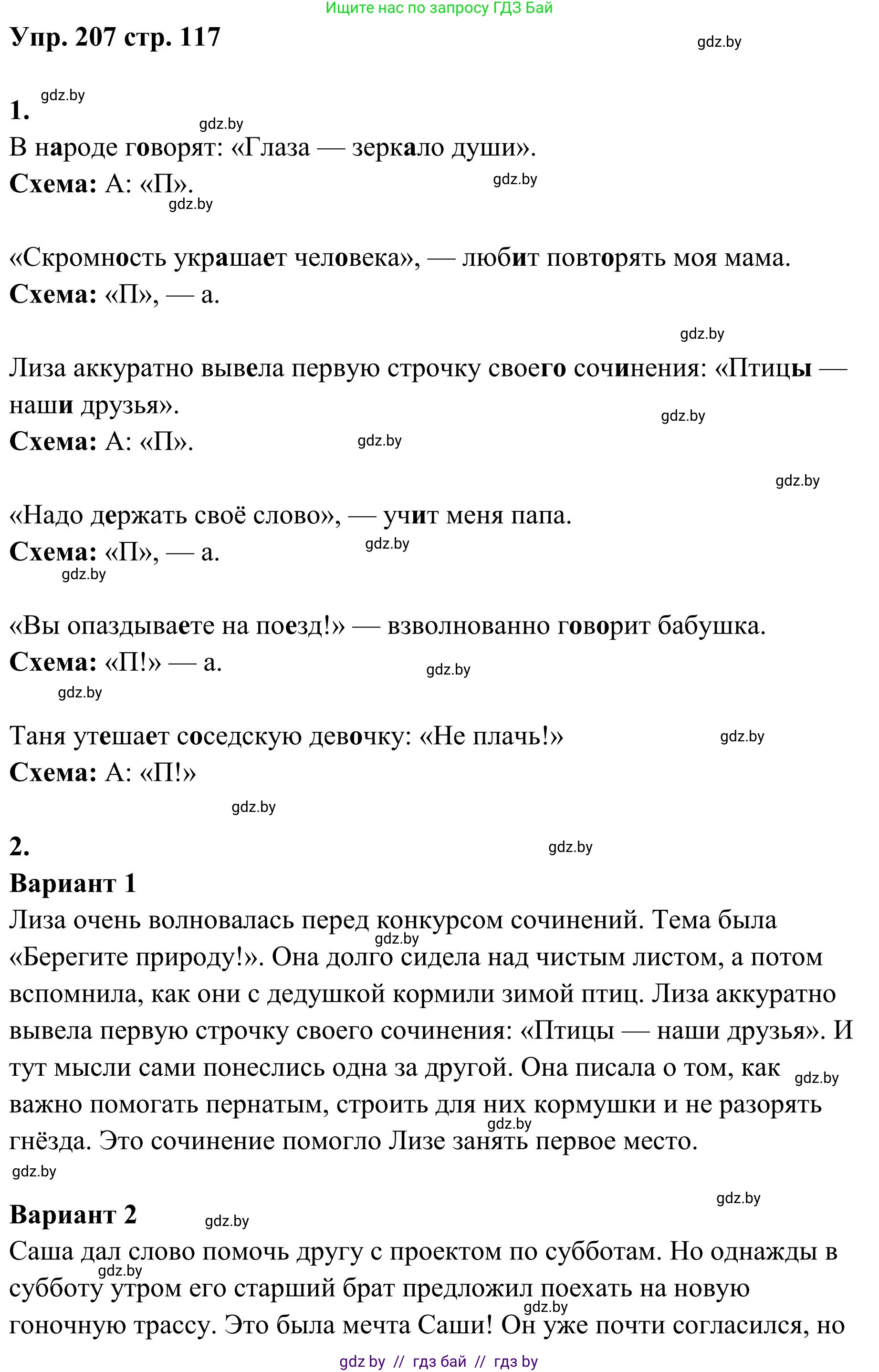 Русский язык, 5 класс Учебник, авторы: Мурина Лариса Александровна, Игнатович Татьяна Владимировна, Жадейко Жанна Фёдоровна, издательство Академия образования, Минск, 2025, голубого цвета, Часть 1, страница 117, номер 207, Решение