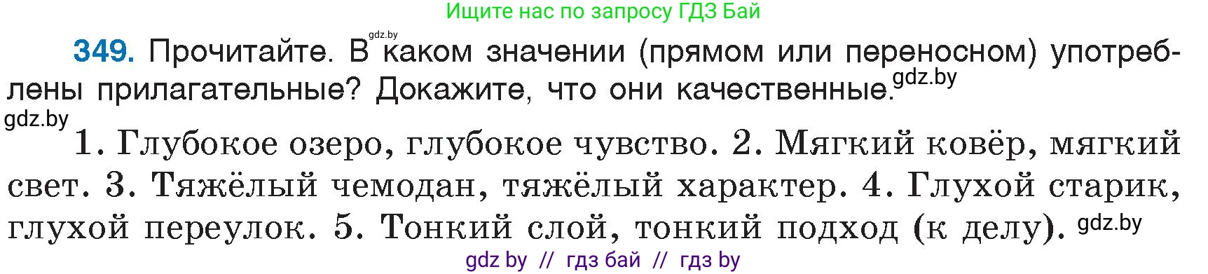 Русский язык, 6 класс Учебник, авторы: Мурина Лариса Александровна, Игнатович Татьяна Владимировна, Жадейко Жанна Фёдоровна, издательство Национальный институт образования, Минск, 2020, страница 161, номер 349, Условие