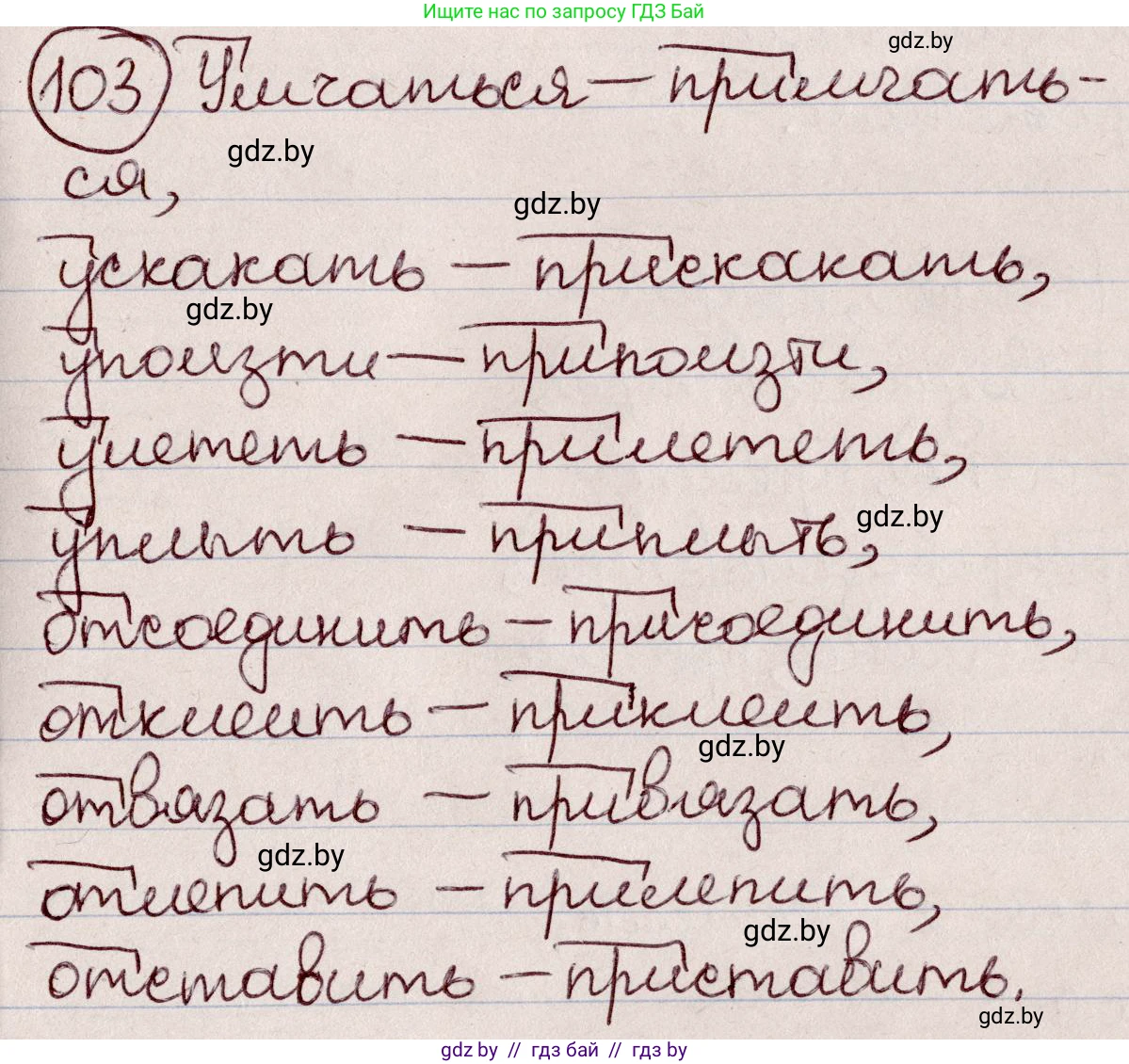 Русский язык, 6 класс Учебник, авторы: Мурина Лариса Александровна, Игнатович Татьяна Владимировна, Жадейко Жанна Фёдоровна, издательство Национальный институт образования, Минск, 2020, страница 53, номер 103, Решение 2
