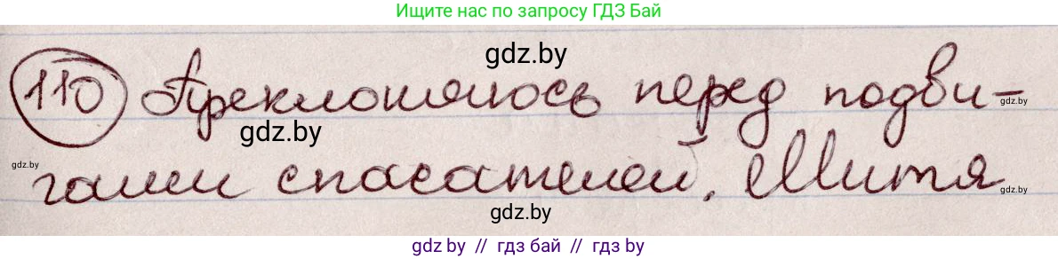 Русский язык, 6 класс Учебник, авторы: Мурина Лариса Александровна, Игнатович Татьяна Владимировна, Жадейко Жанна Фёдоровна, издательство Национальный институт образования, Минск, 2020, страница 55, номер 110, Решение 2