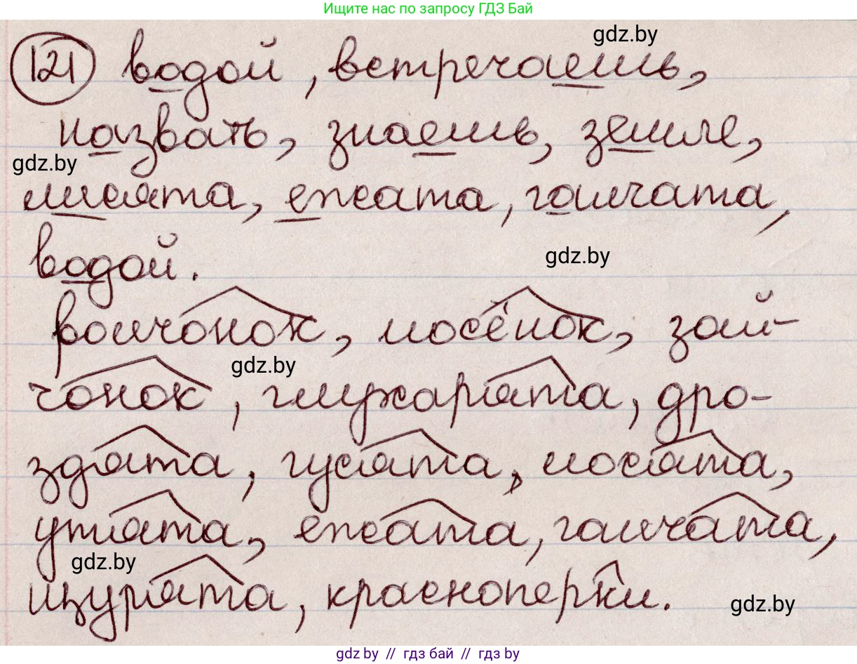Русский язык, 6 класс Учебник, авторы: Мурина Лариса Александровна, Игнатович Татьяна Владимировна, Жадейко Жанна Фёдоровна, издательство Национальный институт образования, Минск, 2020, страница 60, номер 121, Решение 2