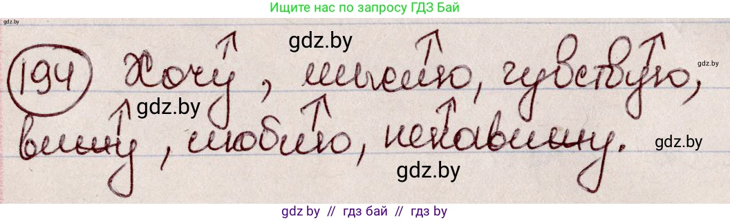 Русский язык, 6 класс Учебник, авторы: Мурина Лариса Александровна, Игнатович Татьяна Владимировна, Жадейко Жанна Фёдоровна, издательство Национальный институт образования, Минск, 2020, страница 91, номер 194, Решение 2