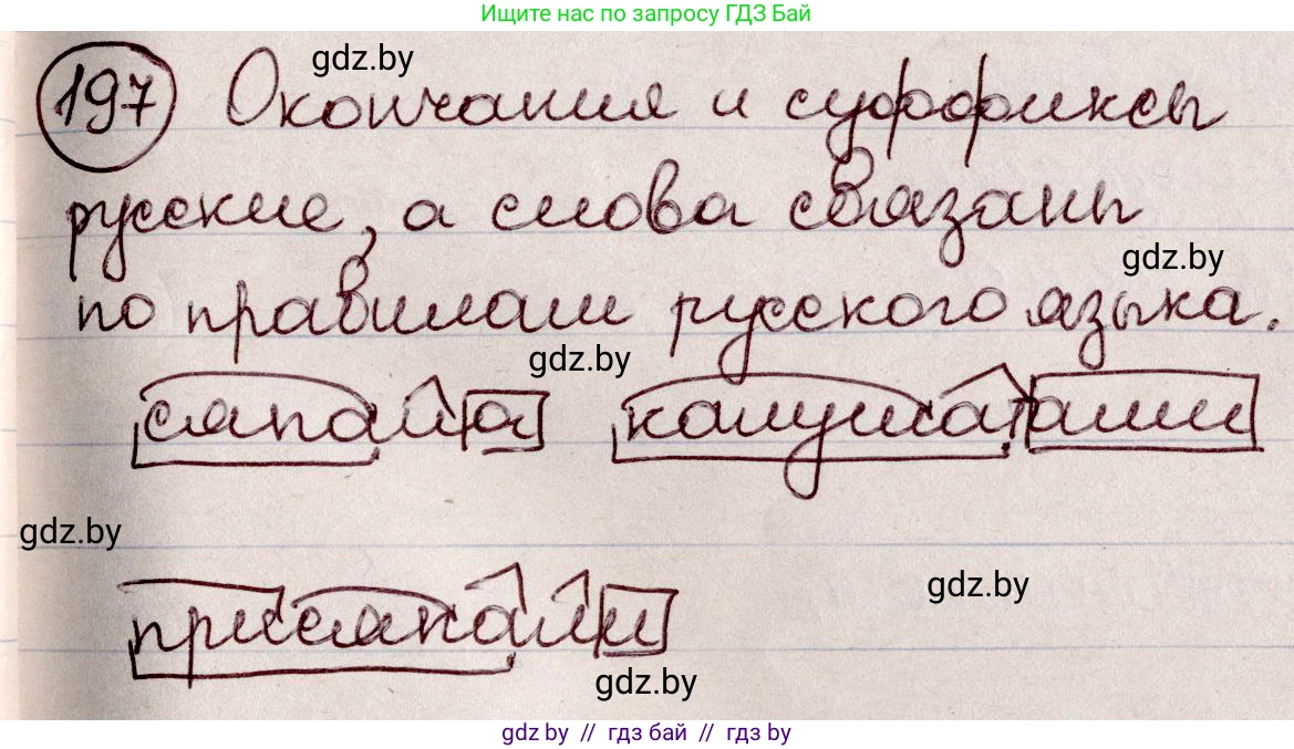 Русский язык, 6 класс Учебник, авторы: Мурина Лариса Александровна, Игнатович Татьяна Владимировна, Жадейко Жанна Фёдоровна, издательство Национальный институт образования, Минск, 2020, страница 93, номер 197, Решение 2