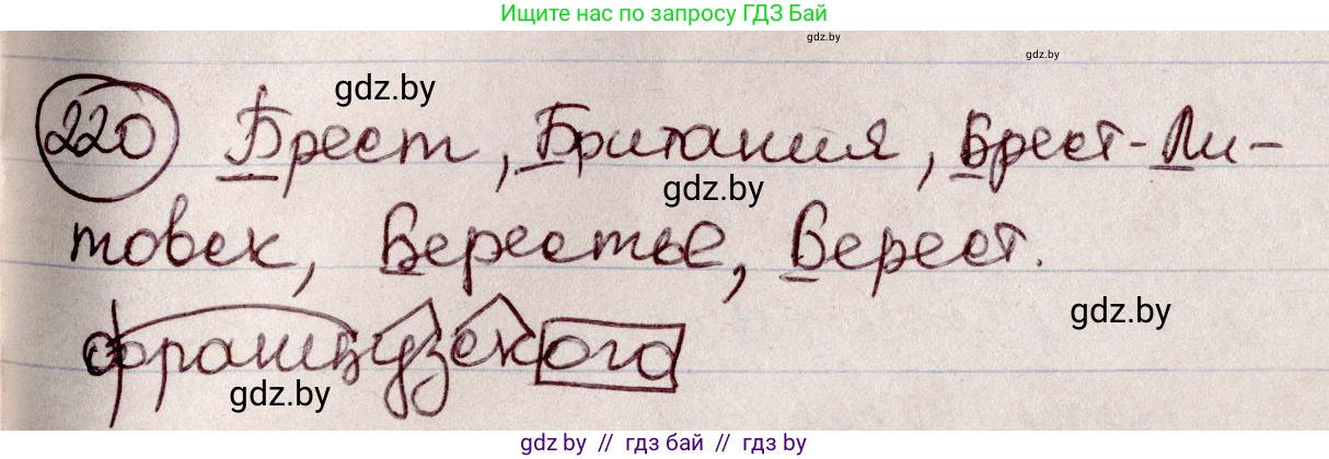 Русский язык, 6 класс Учебник, авторы: Мурина Лариса Александровна, Игнатович Татьяна Владимировна, Жадейко Жанна Фёдоровна, издательство Национальный институт образования, Минск, 2020, страница 106, номер 220, Решение 2