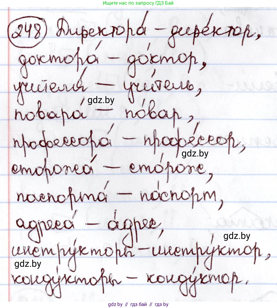 Русский язык, 6 класс Учебник, авторы: Мурина Лариса Александровна, Игнатович Татьяна Владимировна, Жадейко Жанна Фёдоровна, издательство Национальный институт образования, Минск, 2020, страница 118, номер 248, Решение 2