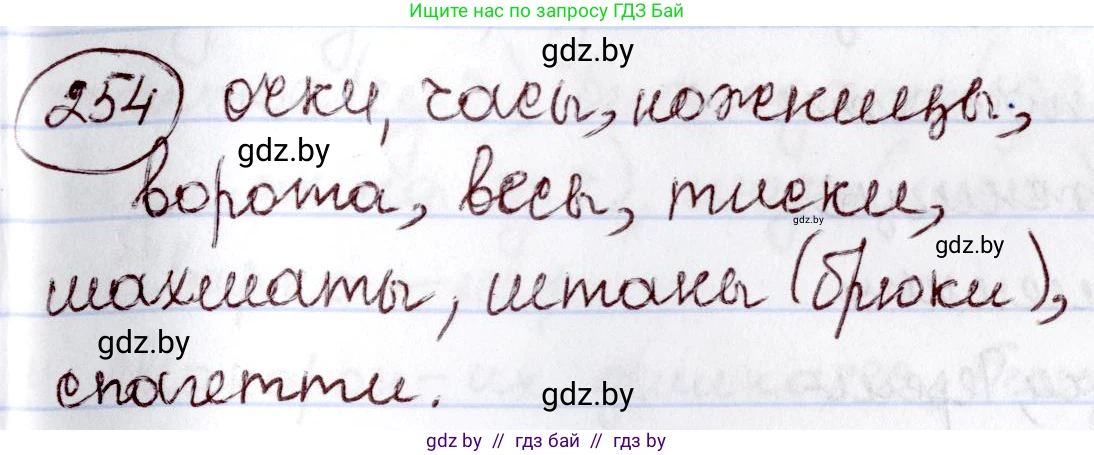 Русский язык, 6 класс Учебник, авторы: Мурина Лариса Александровна, Игнатович Татьяна Владимировна, Жадейко Жанна Фёдоровна, издательство Национальный институт образования, Минск, 2020, страница 121, номер 254, Решение 2