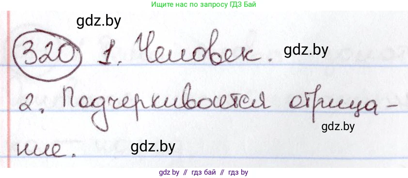 Русский язык, 6 класс Учебник, авторы: Мурина Лариса Александровна, Игнатович Татьяна Владимировна, Жадейко Жанна Фёдоровна, издательство Национальный институт образования, Минск, 2020, страница 150, номер 320, Решение 2
