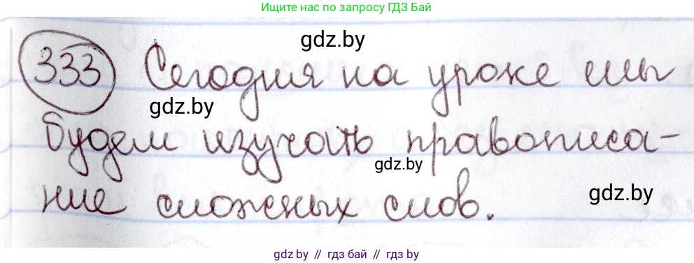 Русский язык, 6 класс Учебник, авторы: Мурина Лариса Александровна, Игнатович Татьяна Владимировна, Жадейко Жанна Фёдоровна, издательство Национальный институт образования, Минск, 2020, страница 155, номер 333, Решение 2