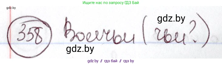 Русский язык, 6 класс Учебник, авторы: Мурина Лариса Александровна, Игнатович Татьяна Владимировна, Жадейко Жанна Фёдоровна, издательство Национальный институт образования, Минск, 2020, страница 164, номер 358, Решение 2