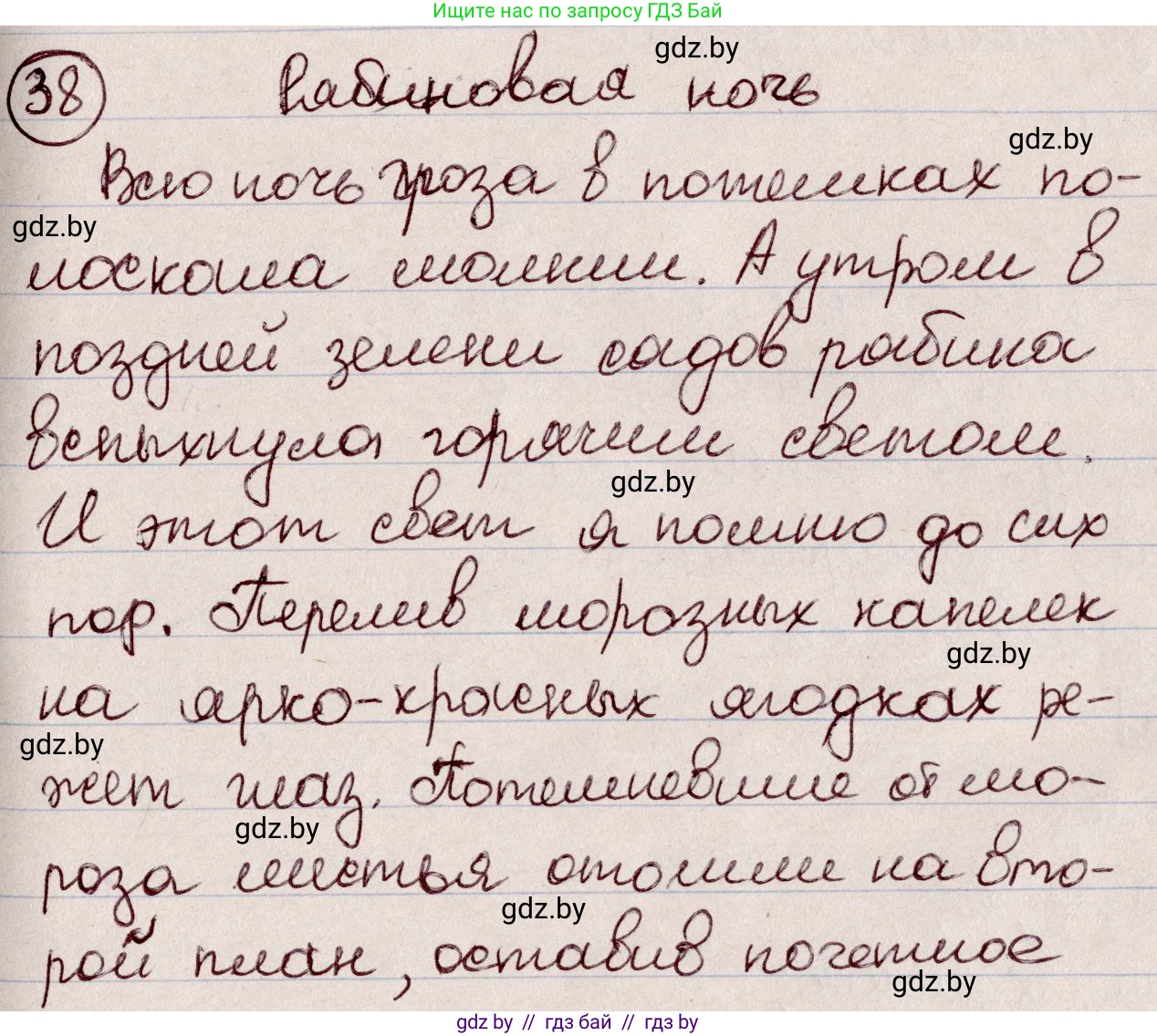 Русский язык, 6 класс Учебник, авторы: Мурина Лариса Александровна, Игнатович Татьяна Владимировна, Жадейко Жанна Фёдоровна, издательство Национальный институт образования, Минск, 2020, страница 25, номер 38, Решение 2