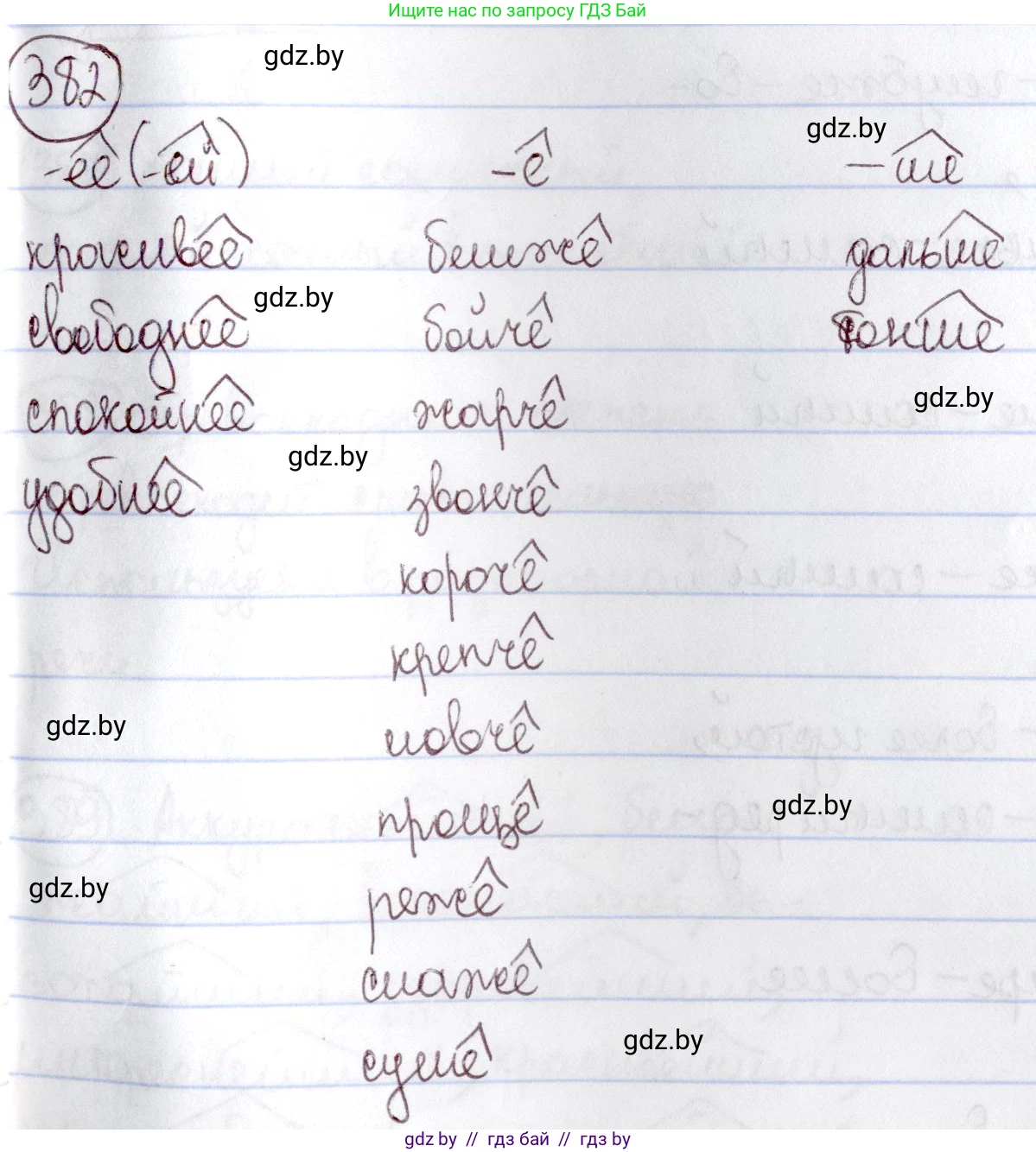 Русский язык, 6 класс Учебник, авторы: Мурина Лариса Александровна, Игнатович Татьяна Владимировна, Жадейко Жанна Фёдоровна, издательство Национальный институт образования, Минск, 2020, страница 173, номер 382, Решение 2