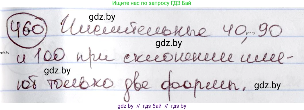 Русский язык, 6 класс Учебник, авторы: Мурина Лариса Александровна, Игнатович Татьяна Владимировна, Жадейко Жанна Фёдоровна, издательство Национальный институт образования, Минск, 2020, страница 203, номер 460, Решение 2