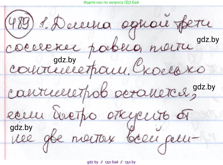 Русский язык, 6 класс Учебник, авторы: Мурина Лариса Александровна, Игнатович Татьяна Владимировна, Жадейко Жанна Фёдоровна, издательство Национальный институт образования, Минск, 2020, страница 211, номер 489, Решение 2