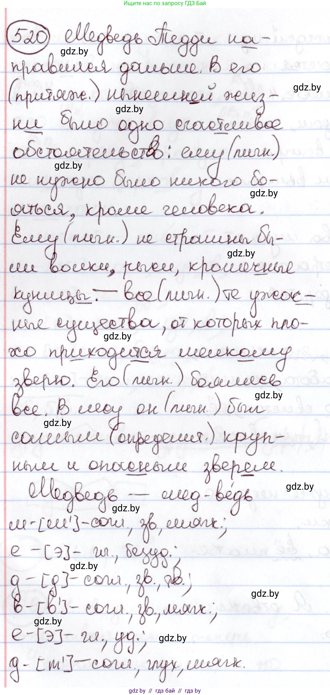 Русский язык, 6 класс Учебник, авторы: Мурина Лариса Александровна, Игнатович Татьяна Владимировна, Жадейко Жанна Фёдоровна, издательство Национальный институт образования, Минск, 2020, страница 221, номер 520, Решение 2