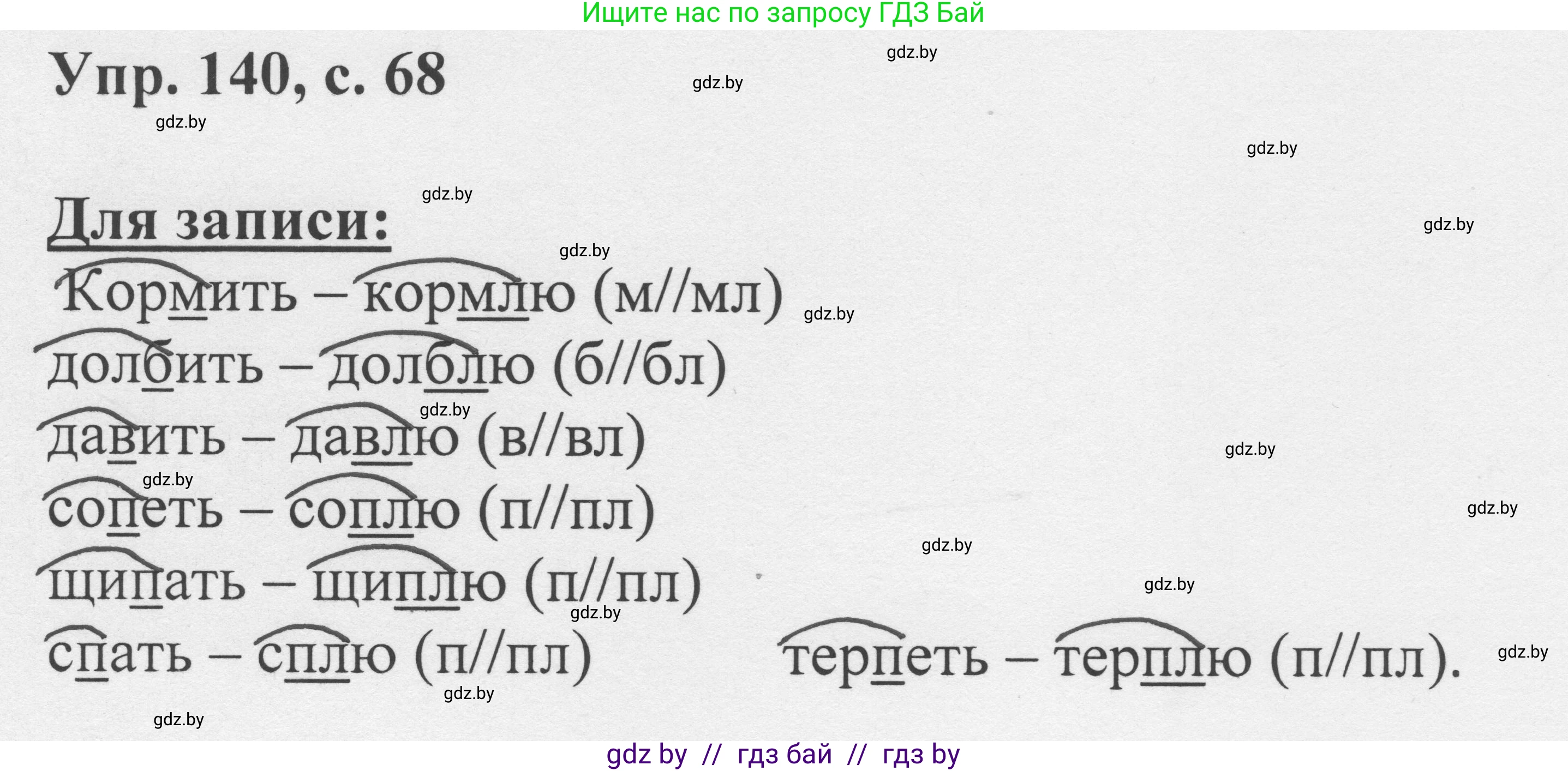 Русский язык, 6 класс Учебник, авторы: Мурина Лариса Александровна, Игнатович Татьяна Владимировна, Жадейко Жанна Фёдоровна, издательство Национальный институт образования, Минск, 2020, страница 68, номер 140, Решение 1