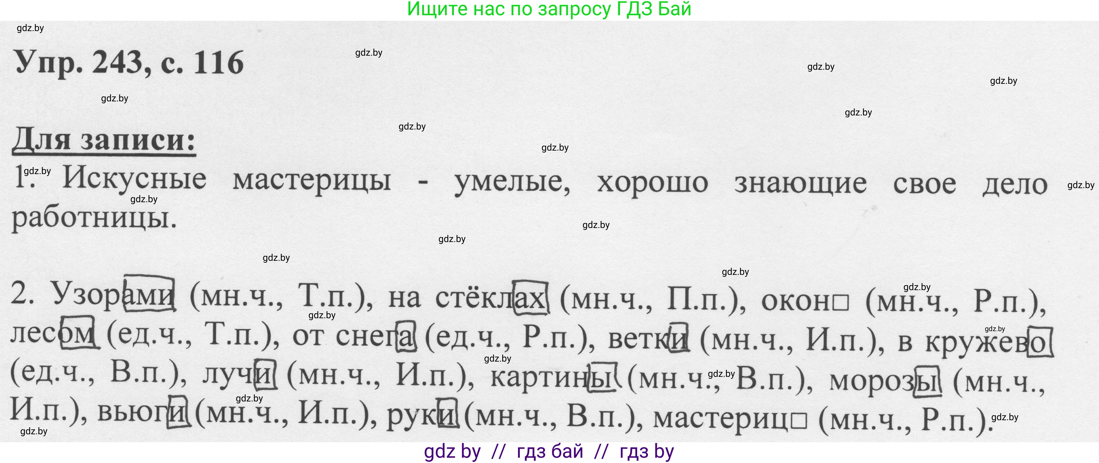 Русский язык, 6 класс Учебник, авторы: Мурина Лариса Александровна, Игнатович Татьяна Владимировна, Жадейко Жанна Фёдоровна, издательство Национальный институт образования, Минск, 2020, страница 116, номер 243, Решение 1