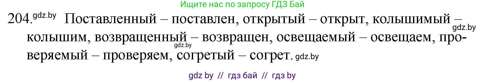 Русский язык, 7 класс Учебник, авторы: Волынец Татьяна Николаевна, Литвинко Франя Михайловна, Долбик Елена Евгеньевна, Таяновская И В, Винник И Р, издательство Национальный институт образования, Минск, 2020, бирюзового цвета, страница 101, номер 204, Решение