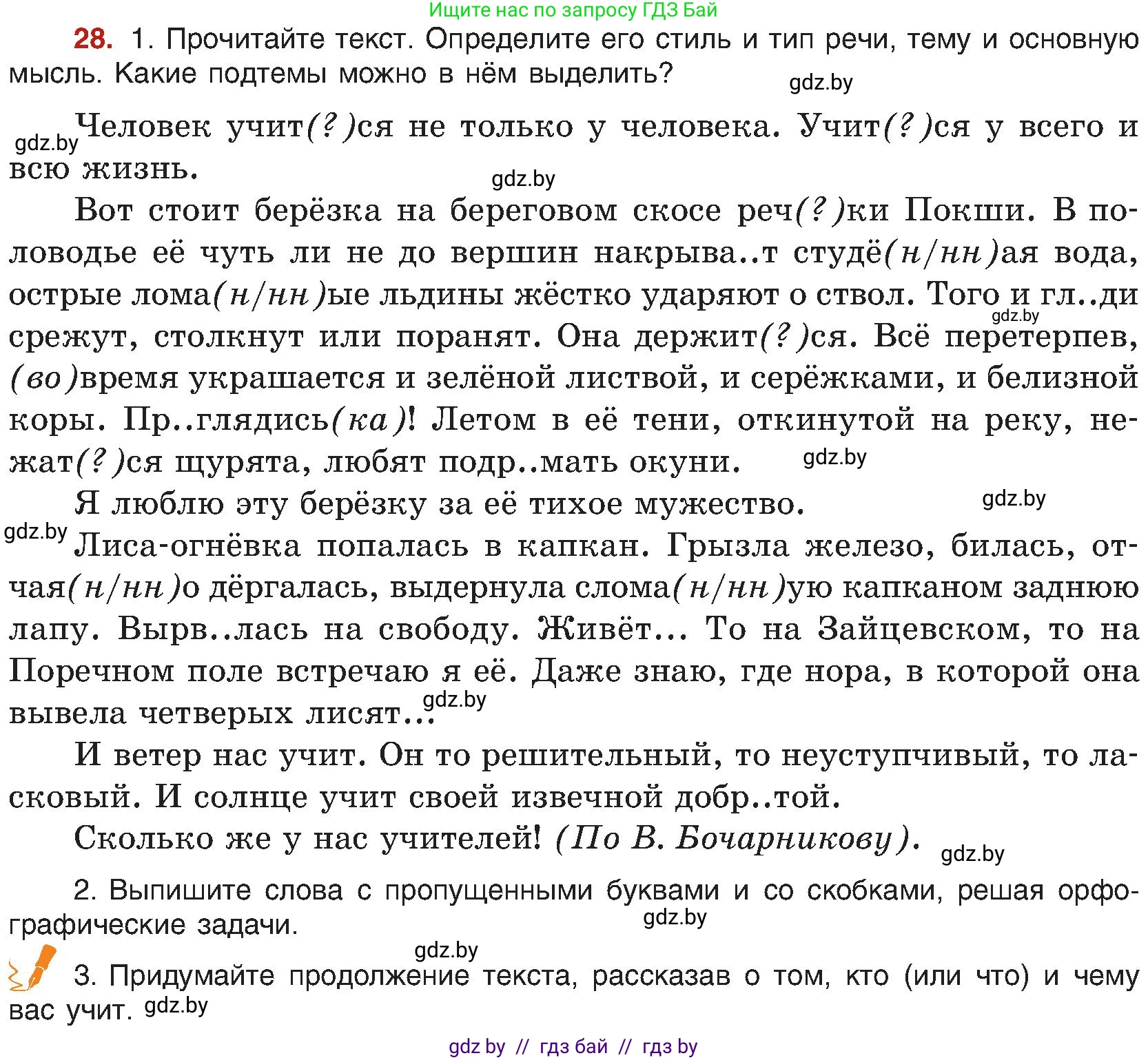 Русский язык, 8 класс Учебник, авторы: Мурина Лариса Александровна, Долбик Елена Евгеньевна, Леонович Валентина Леонидовна, Жадейко Жанна Фёдоровна, издательство Академия образования, Минск, 2024, страница 22, номер 28, Условие