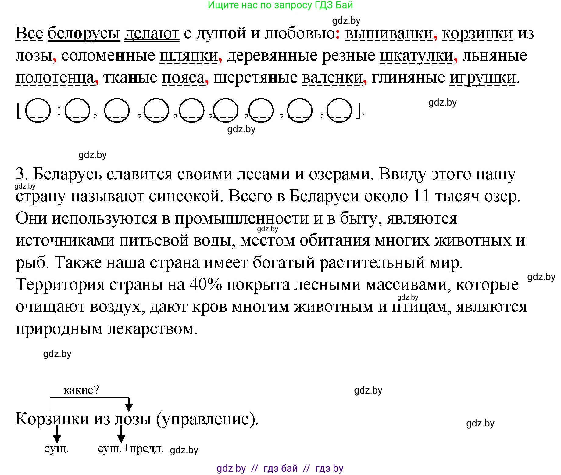 Русский язык, 8 класс Учебник, авторы: Мурина Лариса Александровна, Долбик Елена Евгеньевна, Леонович Валентина Леонидовна, Жадейко Жанна Фёдоровна, издательство Академия образования, Минск, 2024, страница 65, номер 100, Решение (продолжение 3)