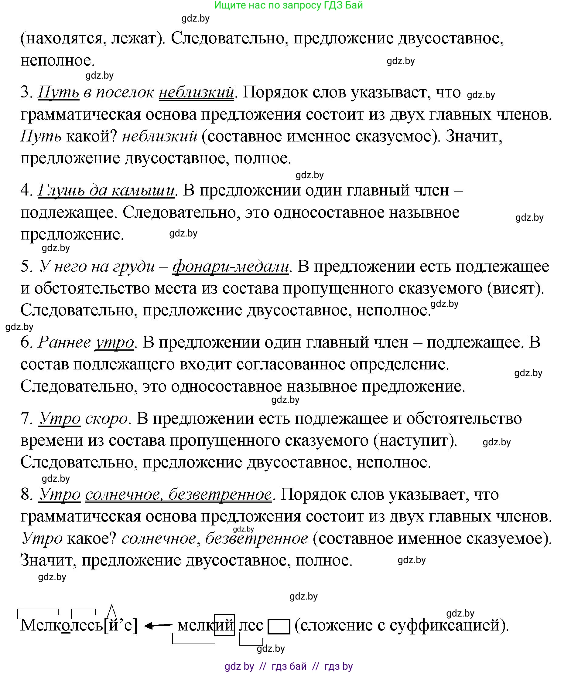 Русский язык, 8 класс Учебник, авторы: Мурина Лариса Александровна, Долбик Елена Евгеньевна, Леонович Валентина Леонидовна, Жадейко Жанна Фёдоровна, издательство Академия образования, Минск, 2024, страница 127, номер 239, Решение (продолжение 2)