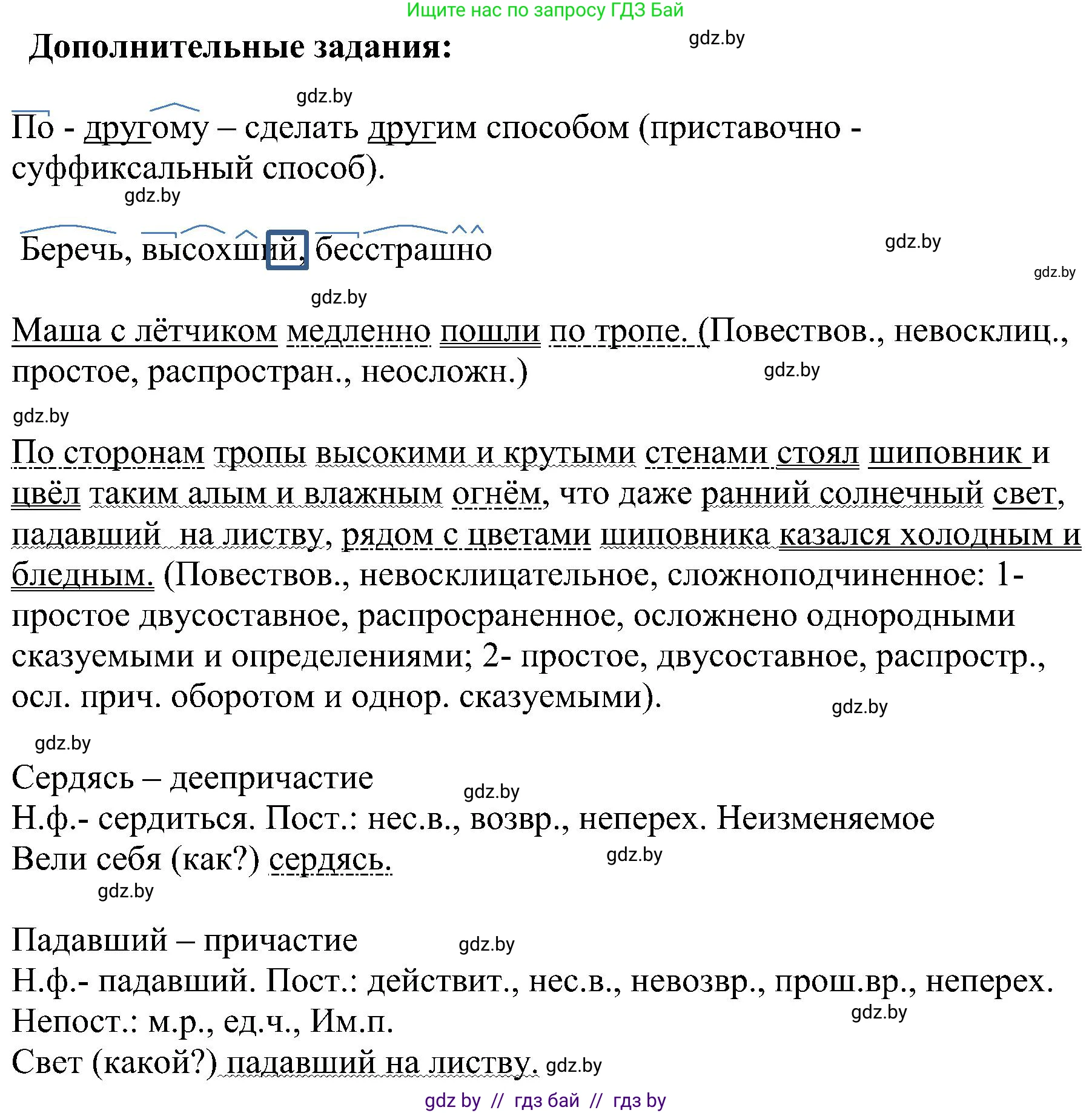 Русский язык, 8 класс Учебник, авторы: Мурина Лариса Александровна, Долбик Елена Евгеньевна, Леонович Валентина Леонидовна, Жадейко Жанна Фёдоровна, издательство Академия образования, Минск, 2024, страница 20, номер 26, Решение (продолжение 3)